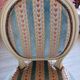 Chaise style Louis XVI