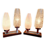 Paire de lampes de chevet Mid-century, années 1950-60