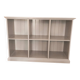 Bibliothèque baudou en bois de hêtre gris clair