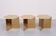 3 tables d'appoint en laiton « Slit » de la marque danoise Hay