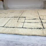 Handmade moroccan berber carpet 256 x 200 cm