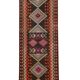Vintage Turkish hallway rug 96x384 cm
