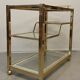 Vintage brass bar service