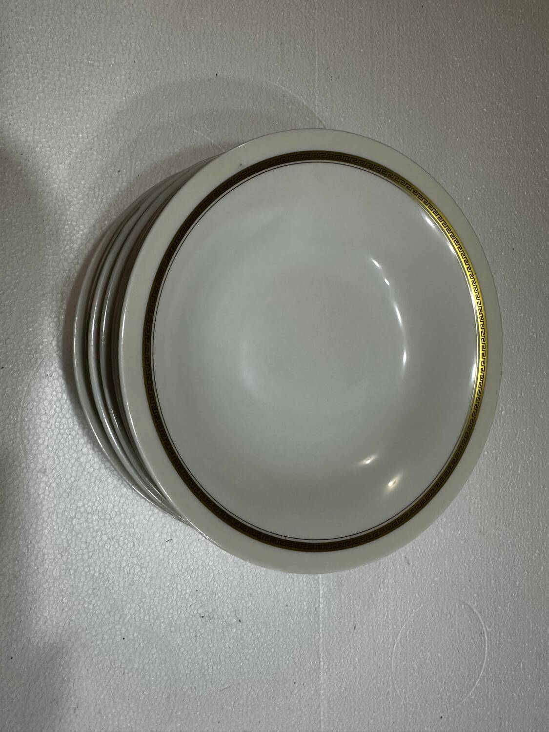 A. Vignaud-Limoges-France- Service 18 Pcs Greek Frieze Gilded