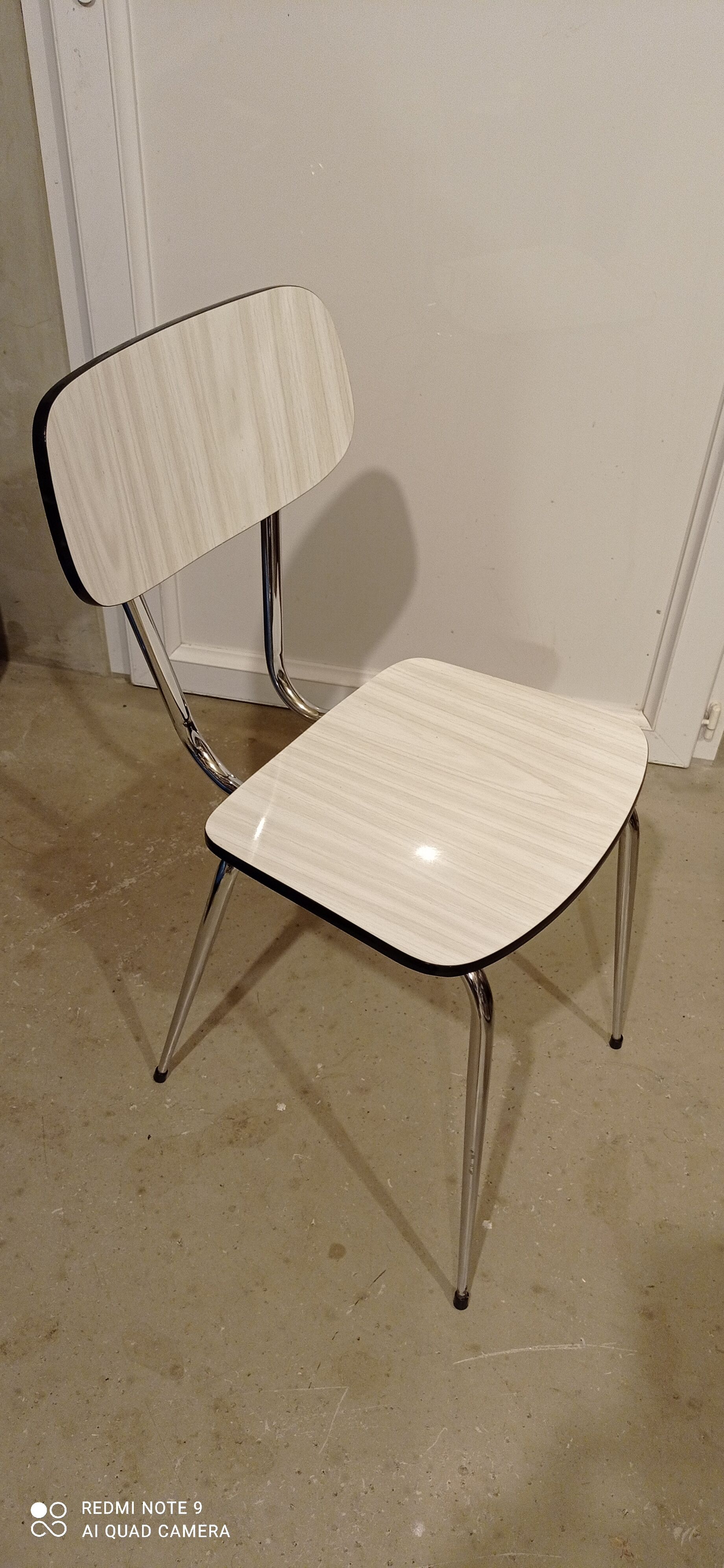 Marbled formica chair