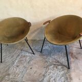 Pair of Balloon Chair by Hans Olsen 1960 Denmark