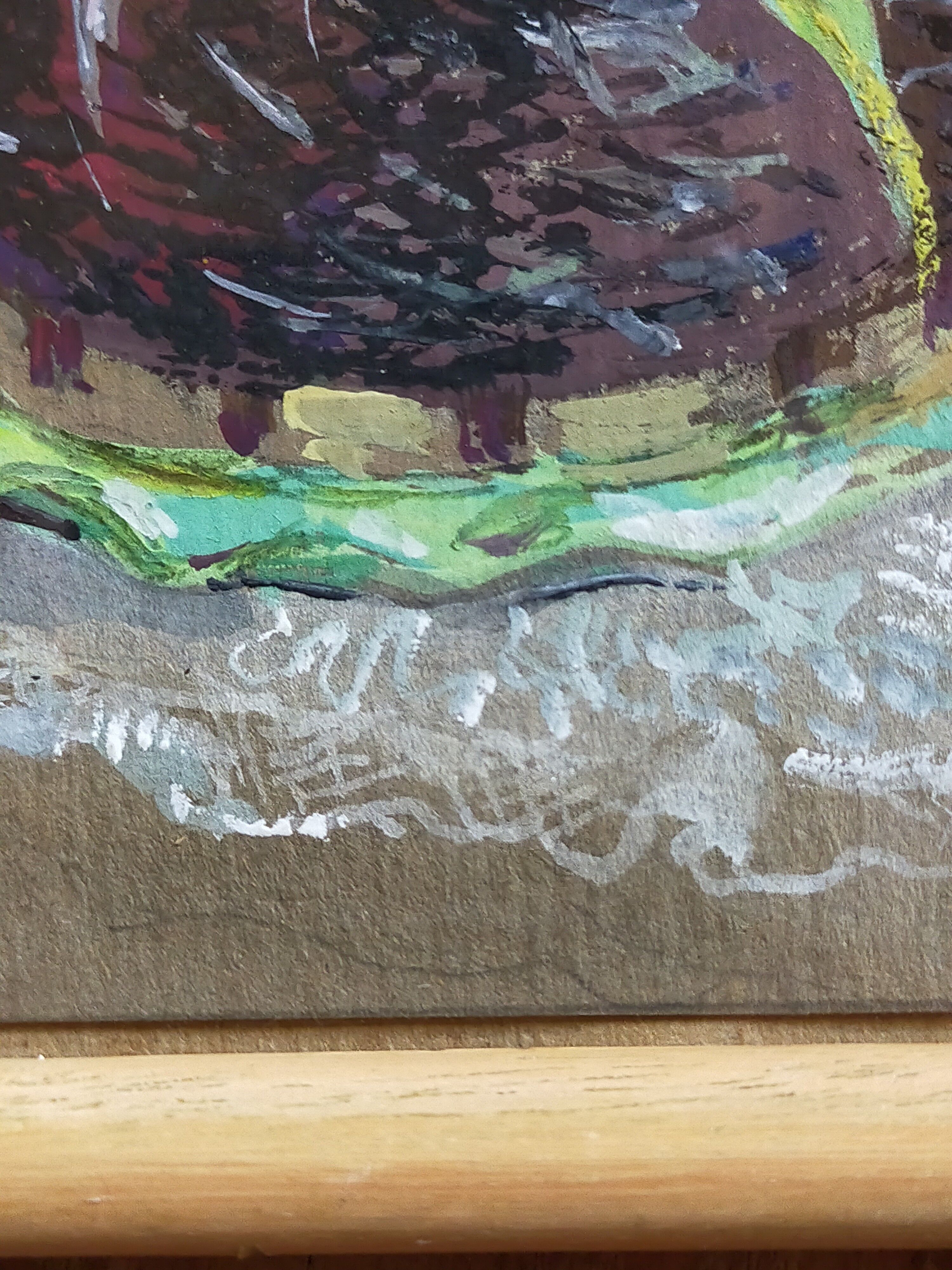 Tableau "la corbeille aux tulipes"