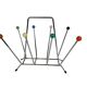 Charles and Ray Eames style magazine rack - Atomic - chrome - wood  Sputnik