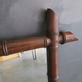 Antique bamboo mirror