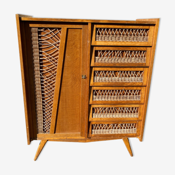 Wardrobe-chest of drawers vintage