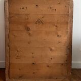 Old mirror louis Philippe gilded carved fireplace