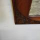 Art Deco mirror with a wooden frame