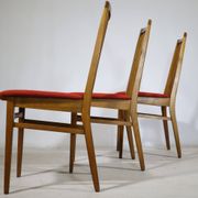 Mid-Century Dining Chairs in Walnut, Set of 10, 1960s