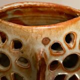 Vintage owl ceramic vase