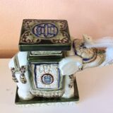 White ceramic elephant