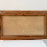 Oil on canvas Countryside Landscape - Polo (40 x 70 cm)