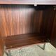 Storage cabinet 2 doors 2 shelves in veneer of rosewood vintage 1950