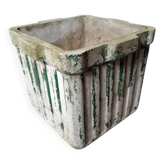 Vintage fibreglass planter – modernist design – Willy Guhl style