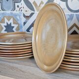 Complete table service in marsh stoneware, 92 pieces