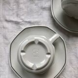 Set of Sarreguemines breakfast cups