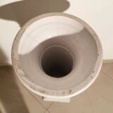 Corinthian column in white earthenware