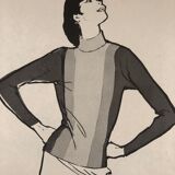 Fashion illustration 1957 René Gruau