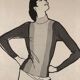 Illustration de mode 1957 René Gruau