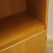 Ash wood bookcase, Danish design, 1960s, designer: Børge Mogensen