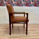 FAUTEUIL CUIR "DESIGN 1960".