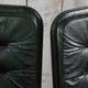 Paire de chaises cuir