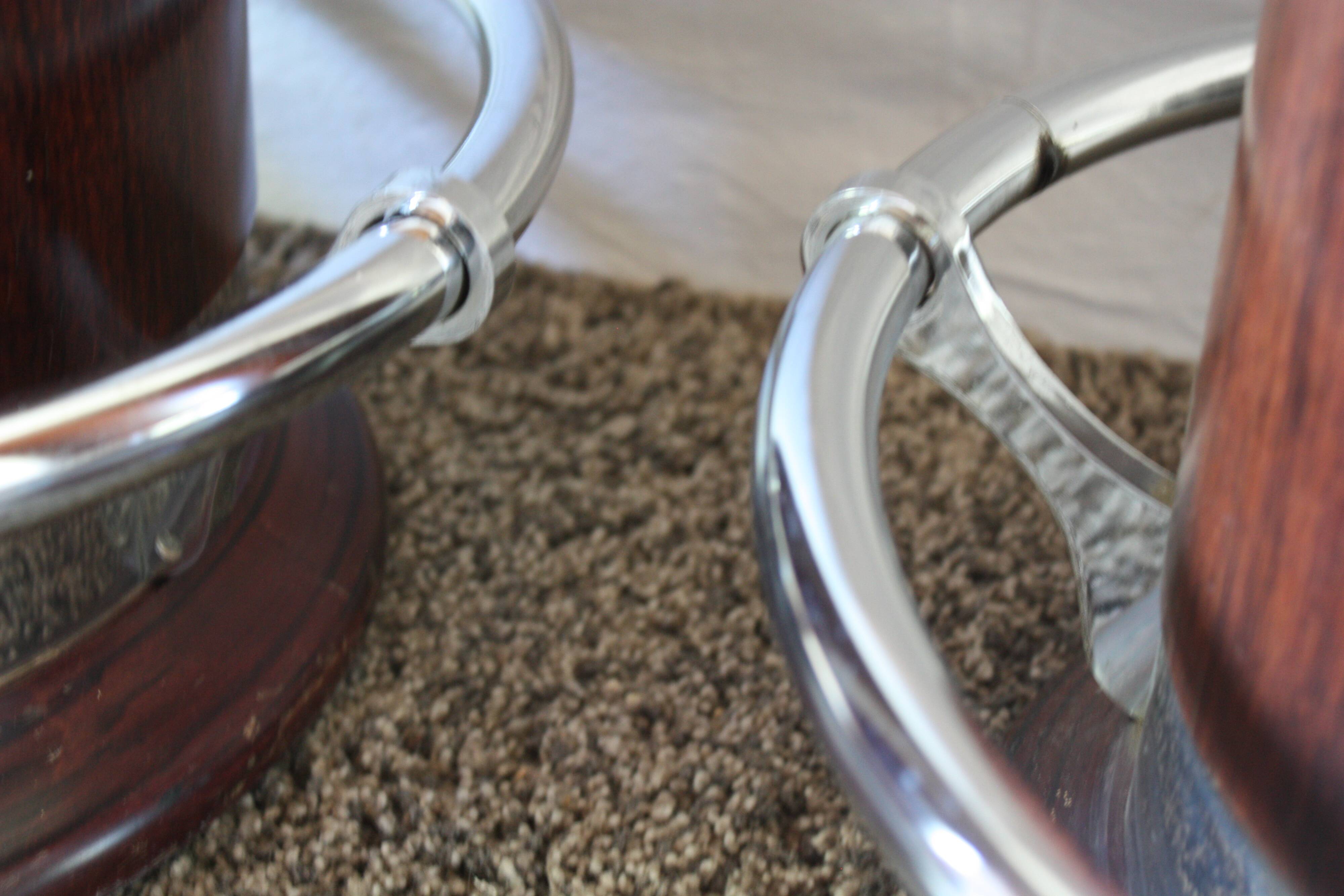 Art deco style rosebar stools