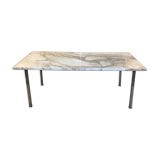 Marble rectangular coffee table