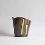 Modernist copper cachepot, 1950s.