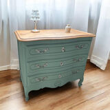 Vintage sage green chest of drawers