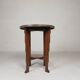 Art Deco table with brass top, Amsterdam School, 1930s