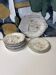 Set of dessert and dinner plates Langeac les Salins