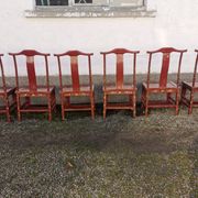 Chinese chairs of the early twentieth century in lacquered wood