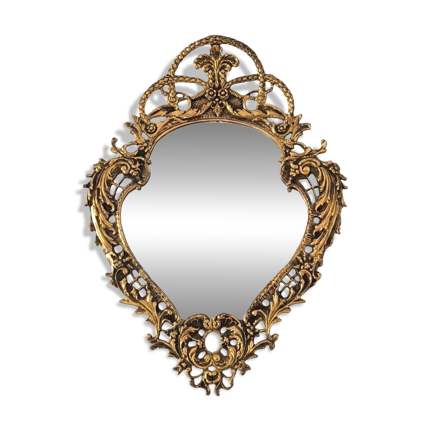 Rococo Bronze Mirror Louis XV Style