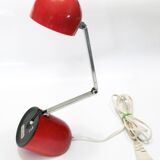Space age design lamp kreo-lite na-718 red japan