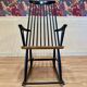 Fauteuil rocking chair design scandinave 1950 "Ilmari Tapiovaara".