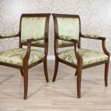 Late 19th Century English Walnut Furniture, Set of 5