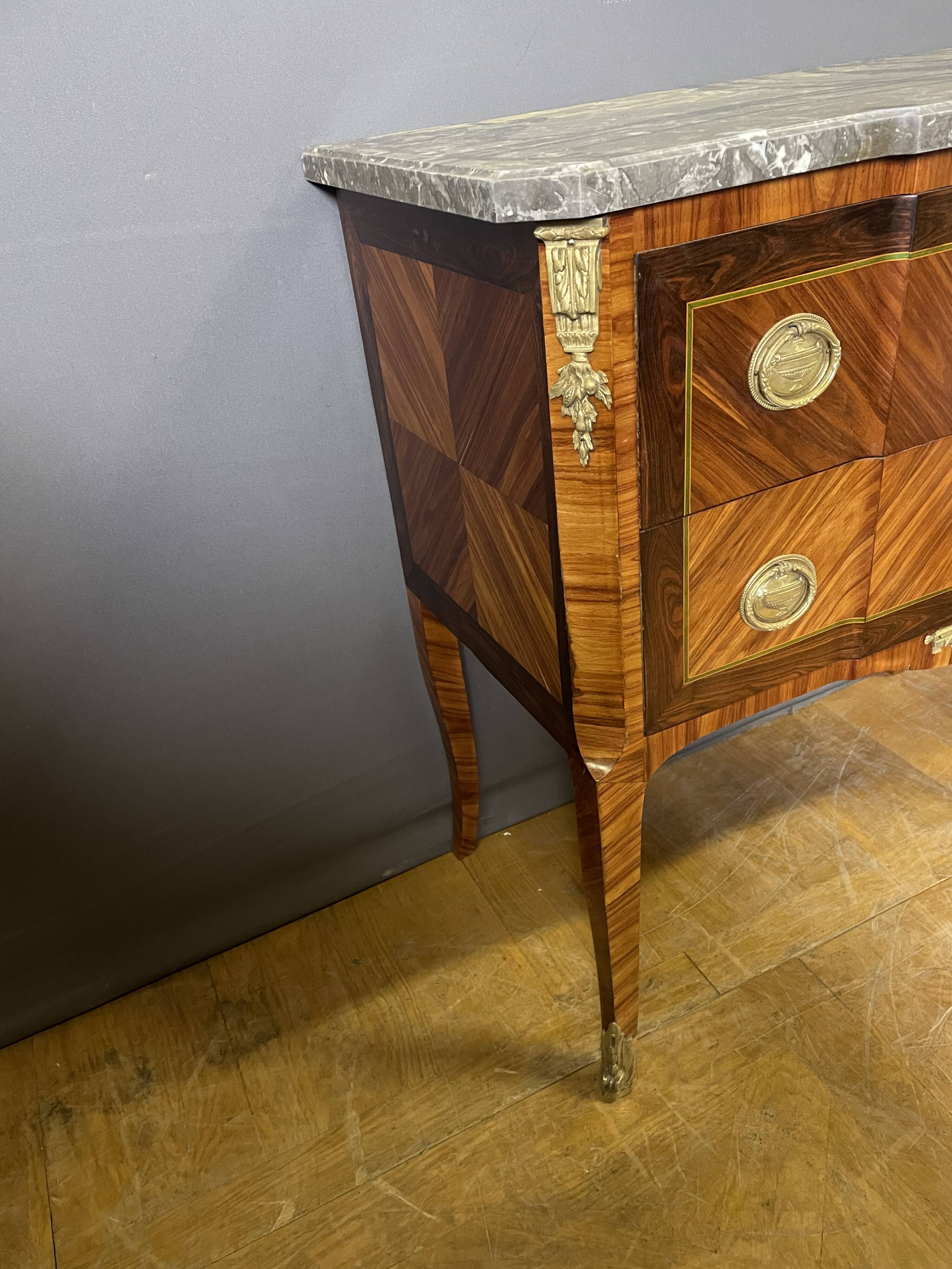 Transitional style commode stamped J. GUERET