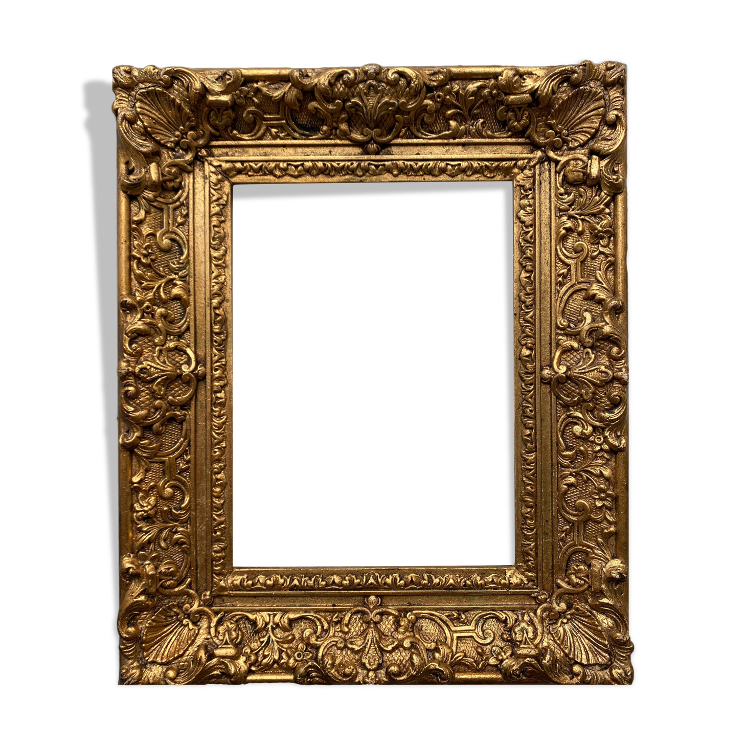Frame XIX° century Louis XIV style gilded stucco Antique Frame