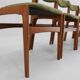 1960s Set of Six Danish Teak Dining Chairs , Restored
