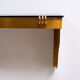 Console murale Art déco en laiton Jean Pascaud