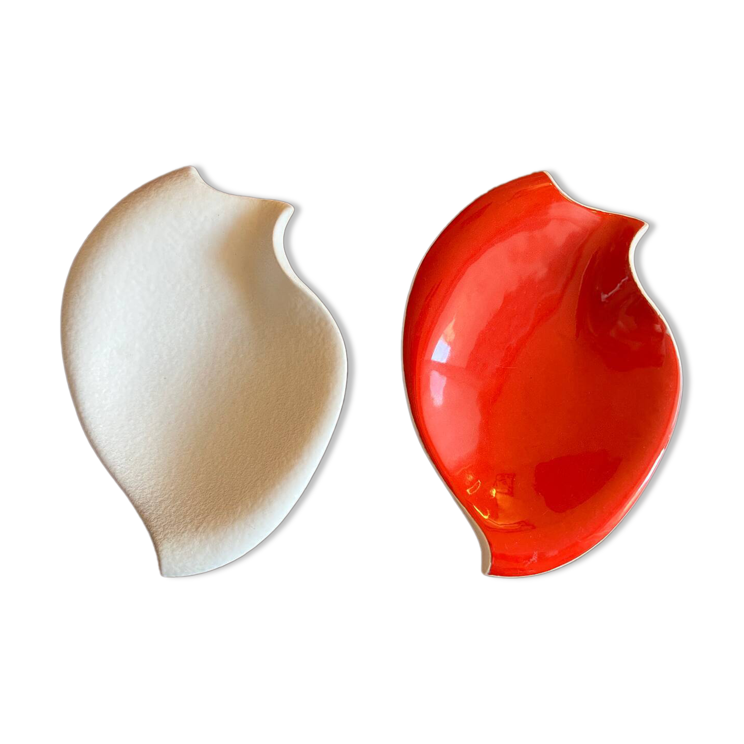 2 ceramic pocket emptiers from the Saint Pair sur Mer workshops