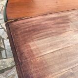 Round table 6 feet with solid mahogany extensions