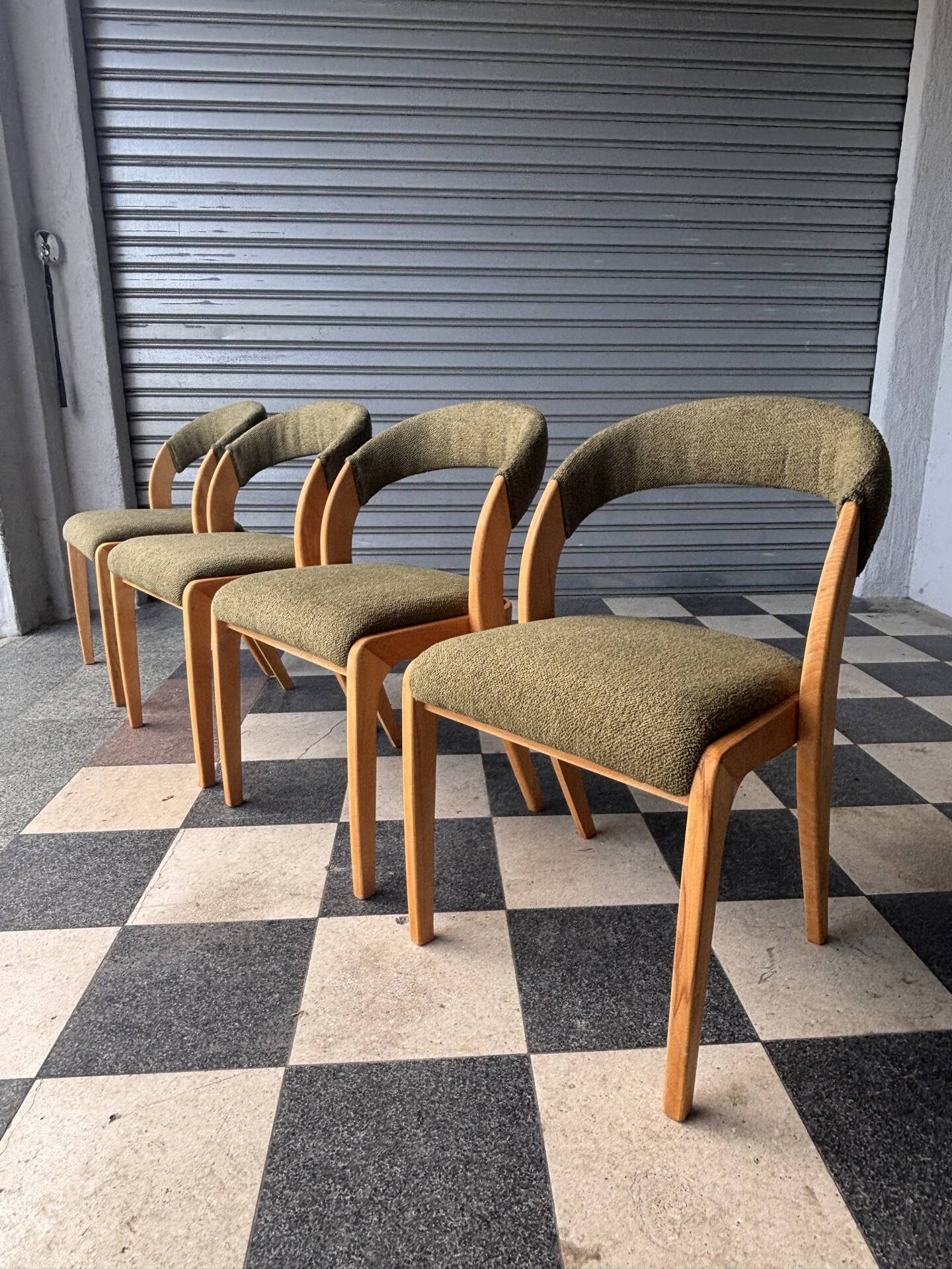 Set de 4 chaises gondoles Baumann
