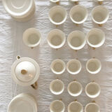Ensemble vaisselle porcelaine de limoges et or Jean Luce 1950