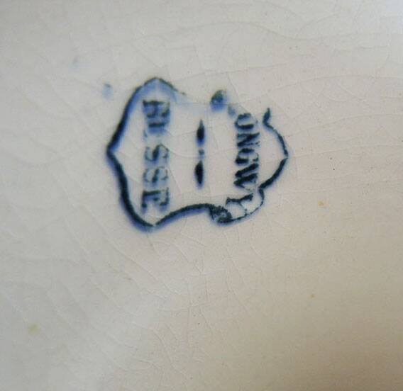 Old longwy ceramic compotier